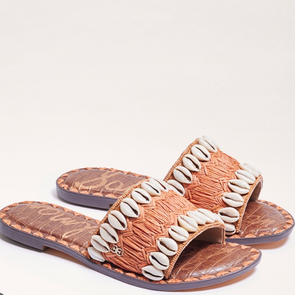 🌸SAM EDELMAN🌸 Gale Slide Sandal In Brow Size: 6M